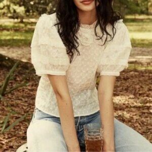 Doen edie eyelet top